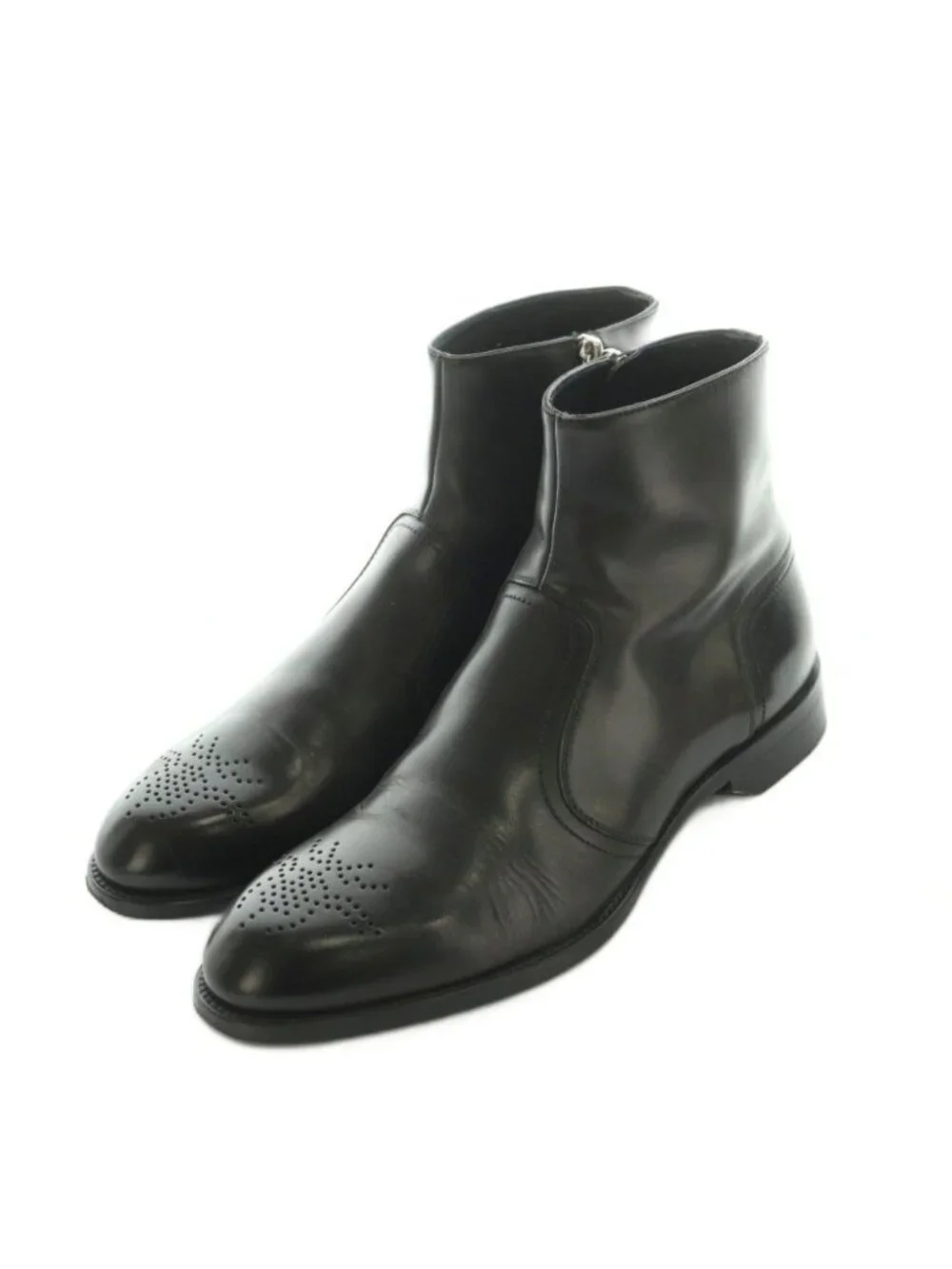 Dior Homme Side Zip Short Boots 40 Black